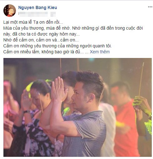 Sao Việt đón lễ Tạ ơn 2017 và gửi lời chúc đến mọi người