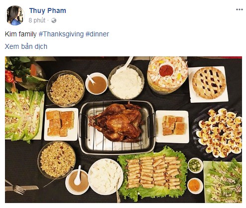 Sao Việt đón lễ Tạ ơn 2017 và gửi lời chúc đến mọi người