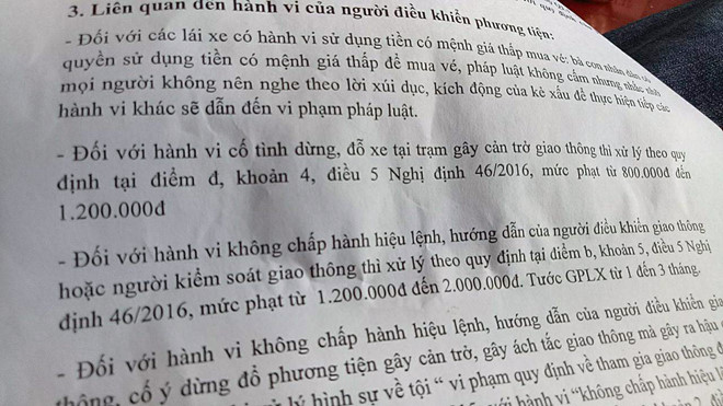 CSGT Đồng Nai khuyên tài xế không dùng tiền lẻ mua vé qua trạm thu phí