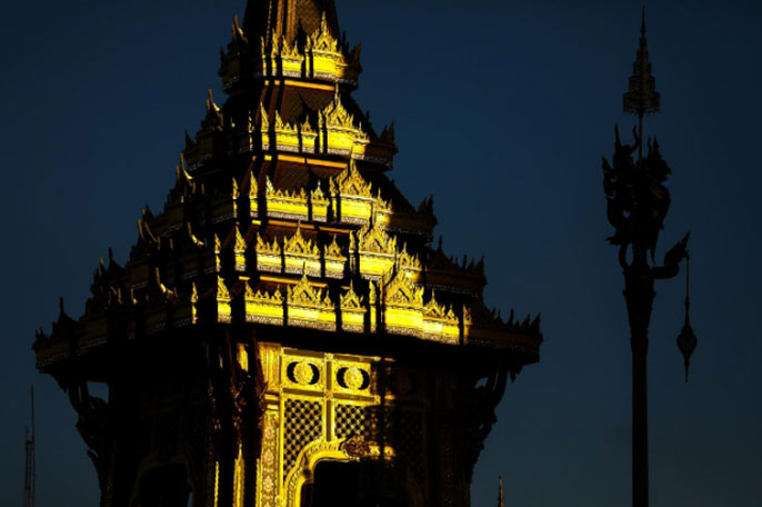 Thái Lan bắt đầu tang lễ Quốc vương Bhumibol Adulyadej Thái Lan bắt đầu tang lễ Quốc vương Bhumibol Adulyadej