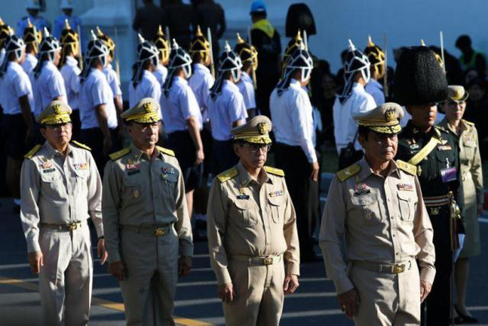 Thái Lan bắt đầu tang lễ Quốc vương Bhumibol Adulyadej Thái Lan bắt đầu tang lễ Quốc vương Bhumibol Adulyadej