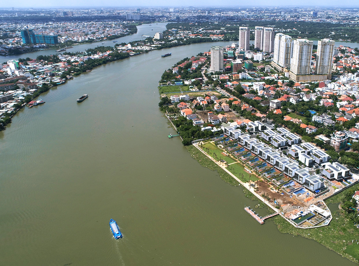 12 đại dự án chia nhau bờ sông Sài Gòn 12 đại dự án chia nhau bờ sông Sài Gòn