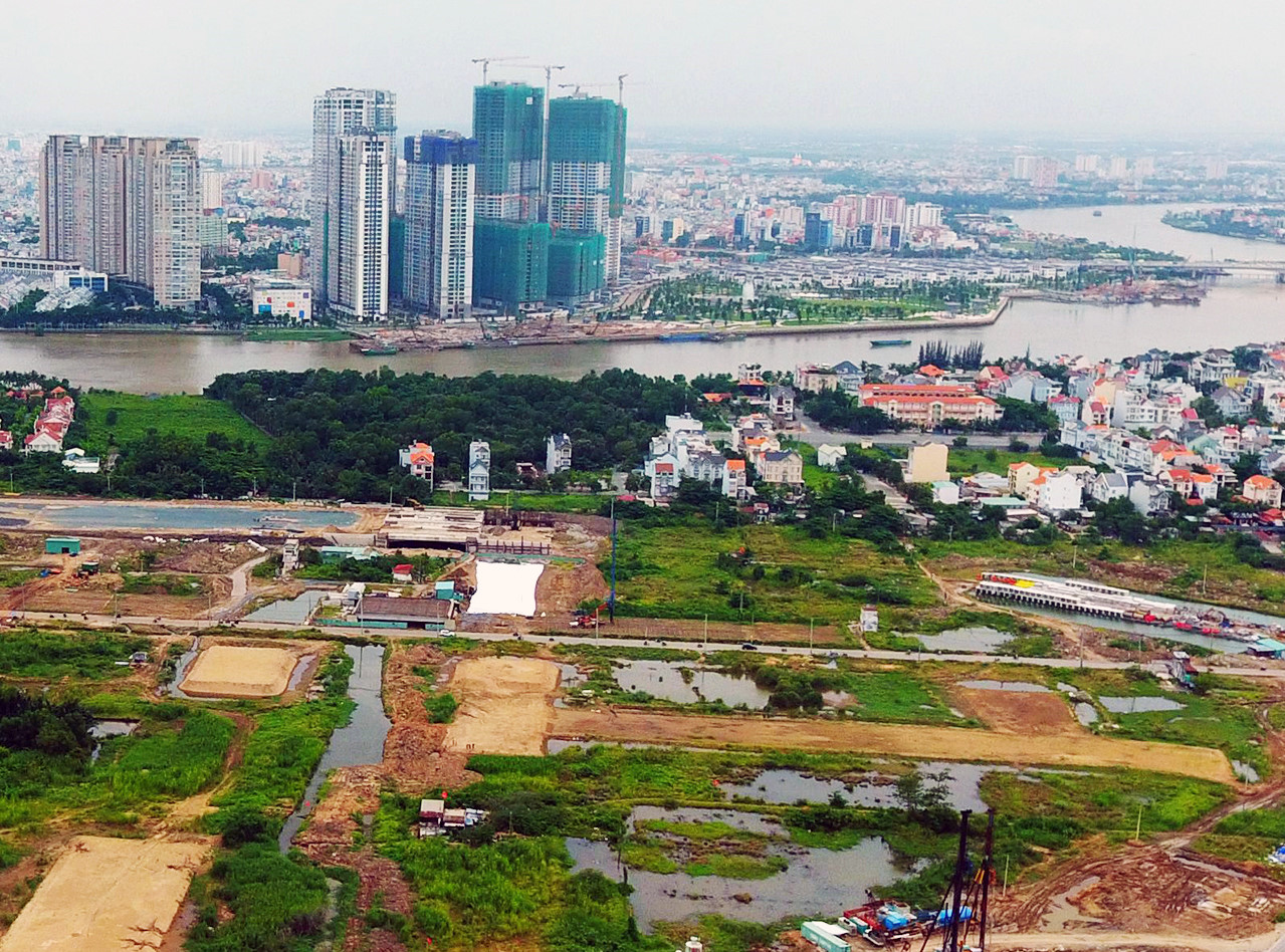 12 đại dự án chia nhau bờ sông Sài Gòn 12 đại dự án chia nhau bờ sông Sài Gòn