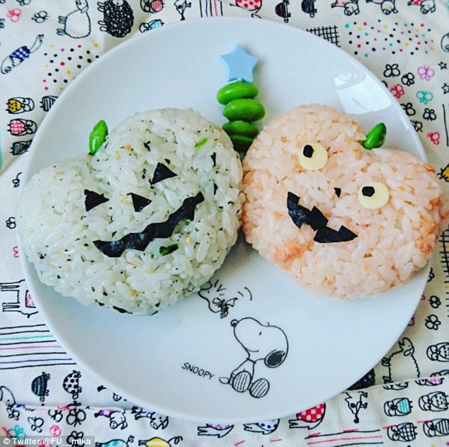 Những hộp cơm bento cho trẻ theo chủ đề Halloween vô cùng đáng yêu