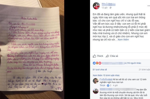 Hà Nội: Phụ huynh bức xúc vì GVCN quá nghiêm khắc, bắt học sinh nghỉ học vì lỗi rất nhỏ