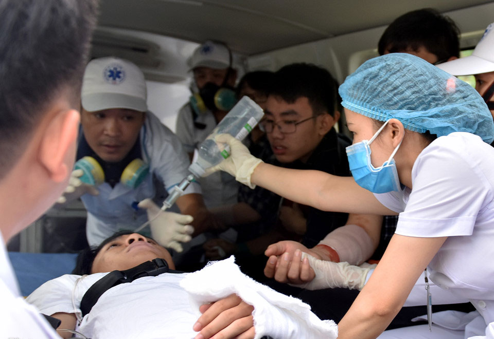 1.000 y, bác sĩ diễn tập ứng phó thảm họa y tế phục vụ APEC