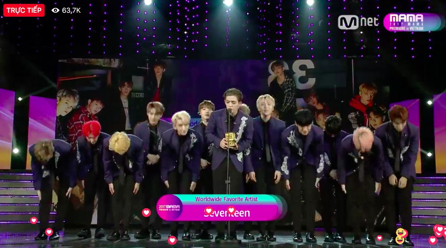 MAMA 2017: Sơn Tùng M-TP, Tóc Tiên được vinh danh