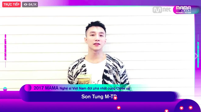 MAMA 2017: Sơn Tùng M-TP, Tóc Tiên được vinh danh