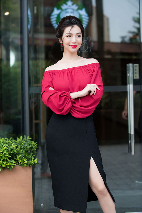 Những kiểu váy thu đông cho nàng công sở