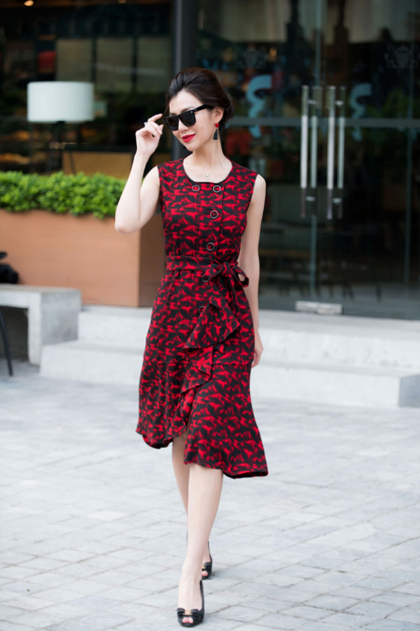 Những kiểu váy thu đông cho nàng công sở