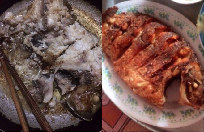 Một chảo rán hai số phận cá này chính là minh chứng cho luật bù trừ: vợ vụng bao nhiêu, chồng khéo bấy nhiêu