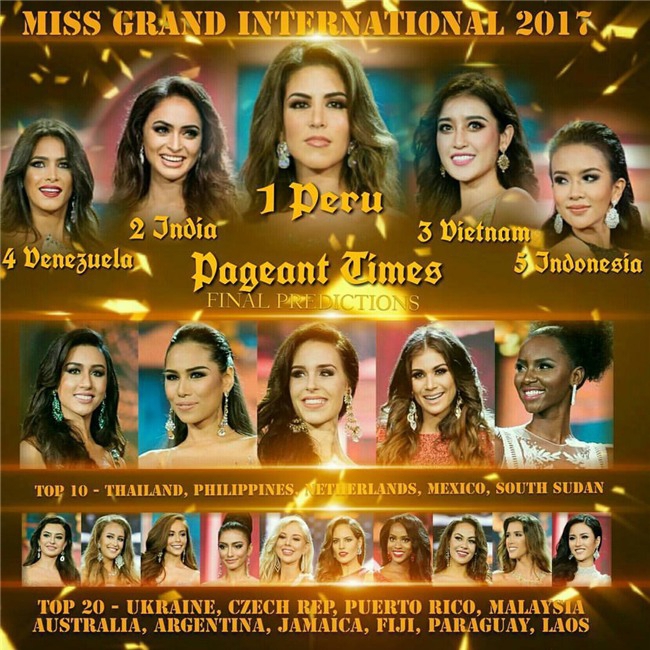 Maria Jose Lora - Cái tên được nhắc đến nhiều nhất sau đêm chung kết Miss Grand International 2017