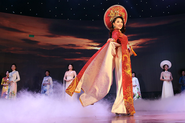 Nữ sinh Hà Tĩnh đăng quang Hoa khôi Imiss Thăng Long 2017