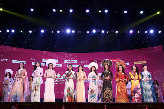 Nữ sinh Hà Tĩnh đăng quang Hoa khôi Imiss Thăng Long 2017