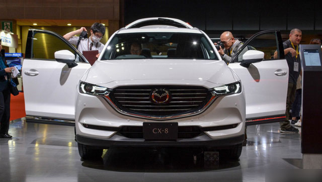 Mục sở thị vẻ đẹp ngoài đời thực của crossover 3 hàng ghế Mazda CX-8 mới