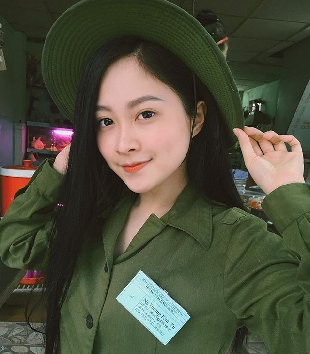 Nữ sinh trường kỹ thuật được ví như hot girl trong lớp toàn nam