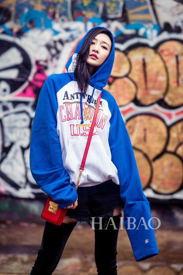 Mỹ nhân Hoa ngữ chuộng áo hoodie trẻ trung
