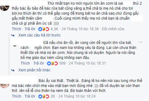 Cô gái bị nhận xét vô giáo dục khi đến nhà bạn trai ăn cơm không mời