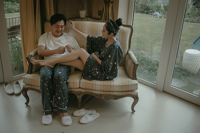 Vợ chồng Dương Cẩm Lynh chụp ảnh cưới cùng con trai 1 tuổi