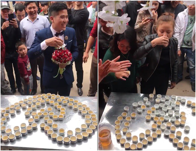 Đám cưới độc ở Lạng Sơn: Nhà trai uống hết 100 chén rượu mới được vào đón dâu gây xôn xao