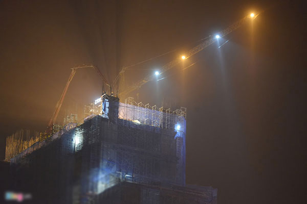 Khói mù bao phủ Hà Nội