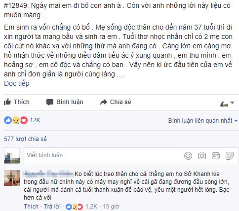 Ngày mai em đi bỏ con và lời xin lỗi cay đắng, tủi nhục của cô gái trên mạng xã hội