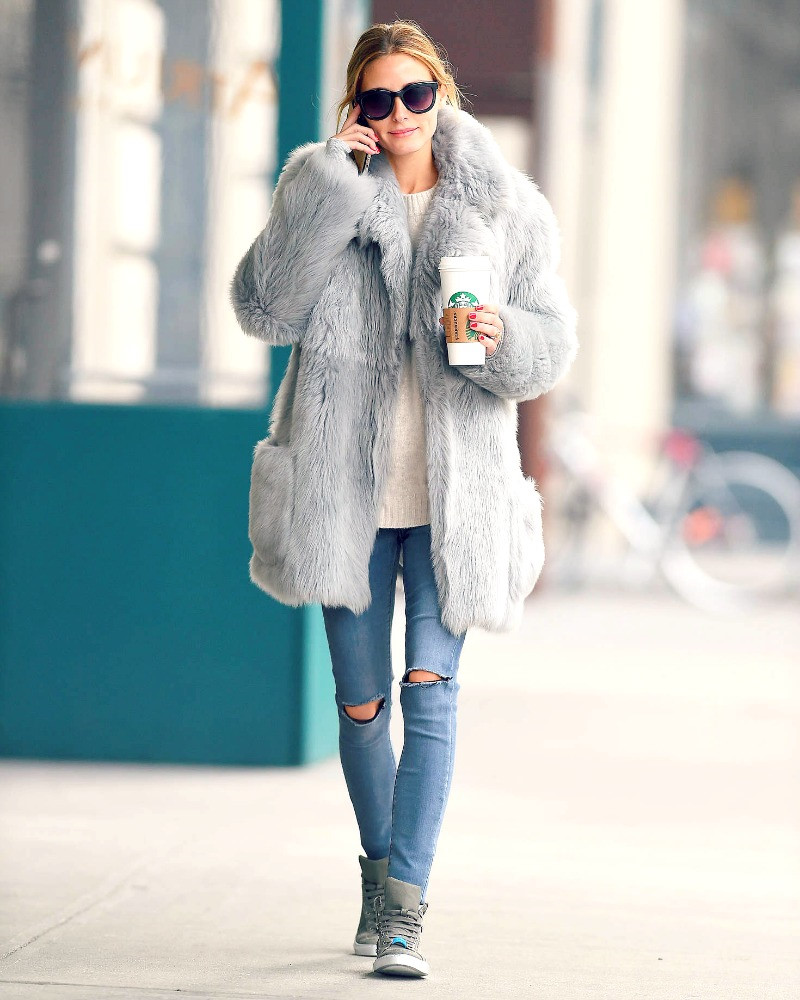 Olivia Parlemo gợi ý cách phối chiếc áo khoác ấm áp nhất mùa