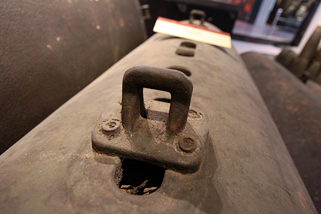 Cận cảnh loại bom M118 vừa được trục vớt tại chân cầu Long Biên