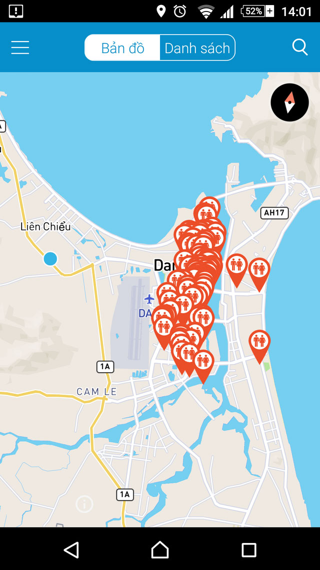 Du khách đến Đà Nẵng được sử dụng nhà vệ sinh thoải mái như ở nhà