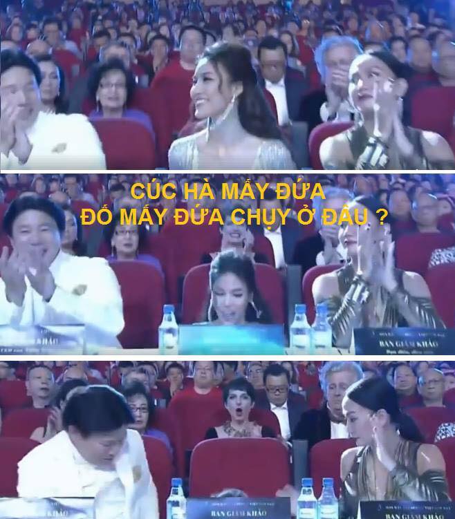 Lan Khuê nói gì sau cú ngã lịch sử trên sóng truyền hình trực tiếp tại Hoa hậu Đại dương 2017?