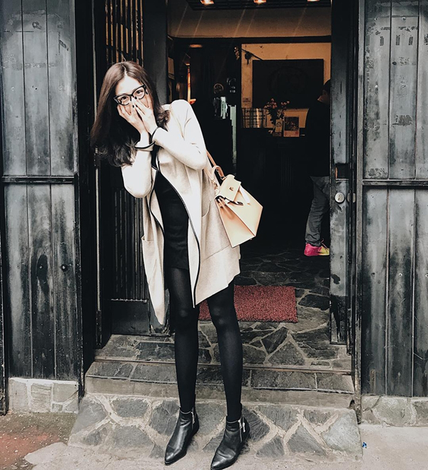 Người đẹp Việt trổ tài mix đồ mùa đông khi dạo phố