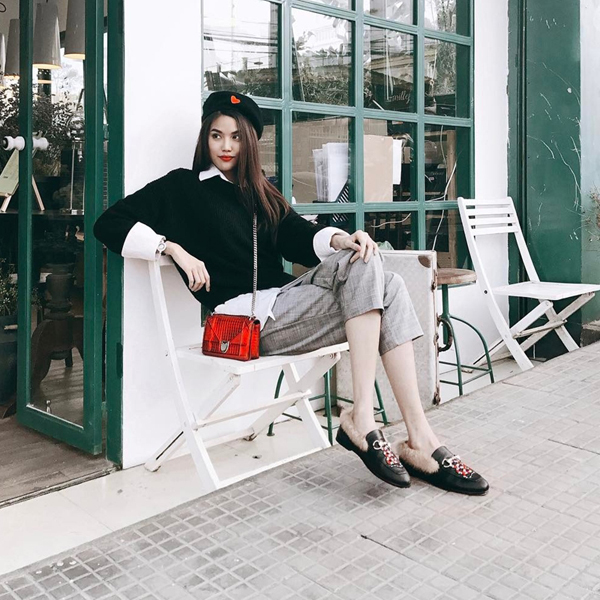 Người đẹp Việt trổ tài mix đồ mùa đông khi dạo phố