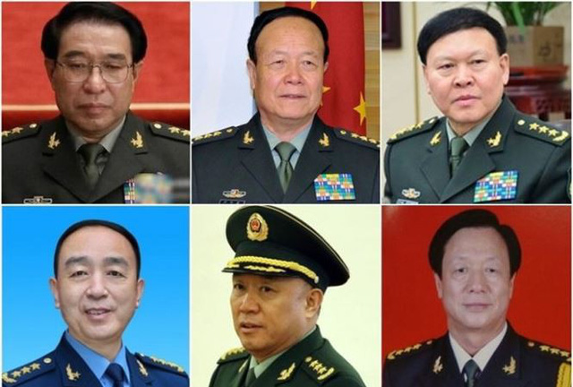 Cả trăm tướng lĩnh Trung Quốc ngã ngựa sau Đại hội 18 Thế giới