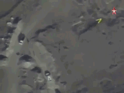 [ẢNH] Nga bất ngờ dội bom nhiệt áp lên khủng bố tại Syria