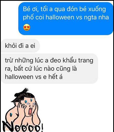 Troll người yêu 365 ngày không thương tiếc, ngay cả Halloween cũng không tha! Troll người yêu 365 ngày không thương tiếc, ngay cả Halloween cũng không tha!