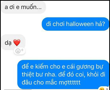 Troll người yêu 365 ngày không thương tiếc, ngay cả Halloween cũng không tha! Troll người yêu 365 ngày không thương tiếc, ngay cả Halloween cũng không tha!