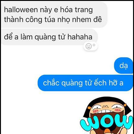 Troll người yêu 365 ngày không thương tiếc, ngay cả Halloween cũng không tha! Troll người yêu 365 ngày không thương tiếc, ngay cả Halloween cũng không tha!