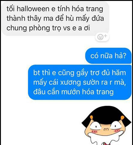 Troll người yêu 365 ngày không thương tiếc, ngay cả Halloween cũng không tha! Troll người yêu 365 ngày không thương tiếc, ngay cả Halloween cũng không tha!