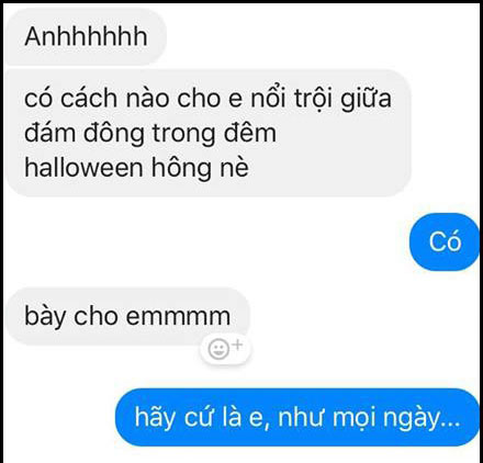 Troll người yêu 365 ngày không thương tiếc, ngay cả Halloween cũng không tha! Troll người yêu 365 ngày không thương tiếc, ngay cả Halloween cũng không tha!