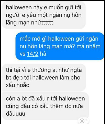 Troll người yêu 365 ngày không thương tiếc, ngay cả Halloween cũng không tha! Troll người yêu 365 ngày không thương tiếc, ngay cả Halloween cũng không tha!