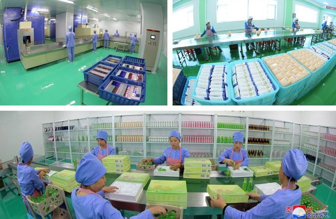 Ông Kim Jong Un thăm nhà máy mỹ phẩm chất lượng thế giới