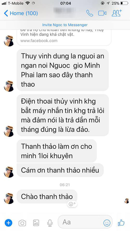 Phản ứng của Thúy Vinh sau khi bị Thanh Thảo tố nợ nần, chiếm đoạt sim