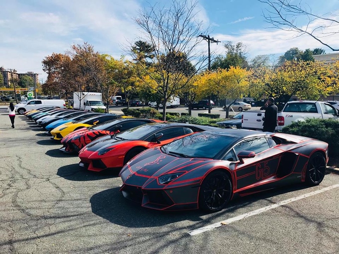 Dàn siêu xe người Việt rong ruổi trong mùa thu nước Mỹ