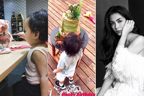 Fan thích thú với hình ảnh quý tử nhà Hà Tăng đạp xe đồ chơi như tay đua chính hiệu