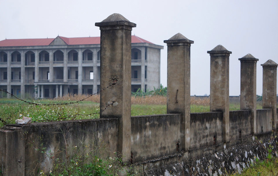 Dự án trường học hơn 30 tỷ bỏ hoang ở Ninh Bình