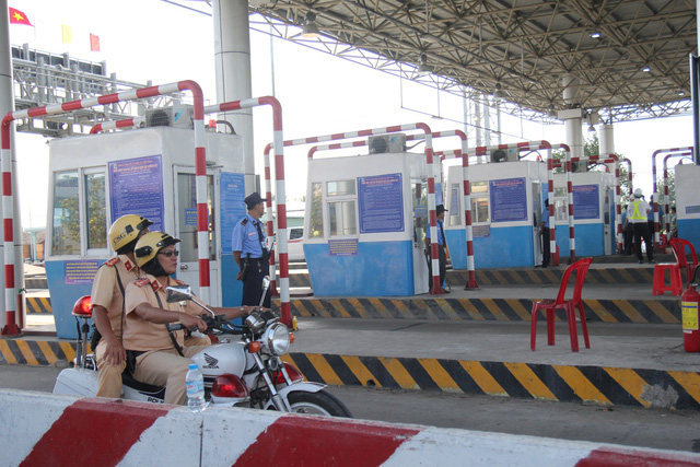 Trạm thu phí Cai Lậy thắt chặt an ninh