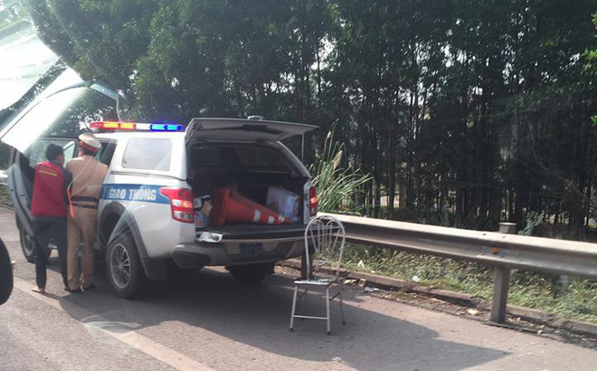 Truy bắt đối tượng đi xe máy đâm CSGT nguy kịch trên cao tốc