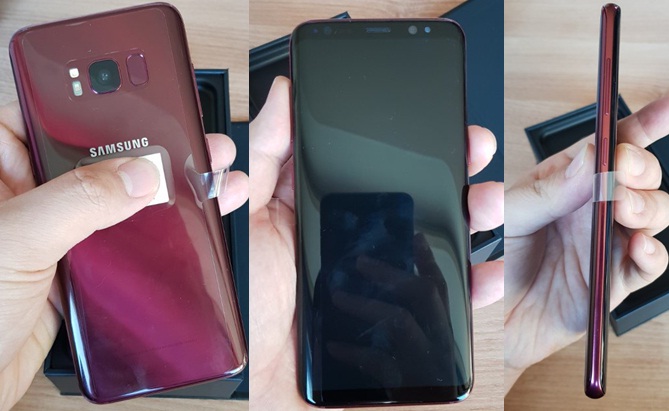 Hình ảnh về phiên bản đỏ Burgundy tuyệt đẹp của Galaxy S8 Hình ảnh về phiên bản đỏ Burgundy tuyệt đẹp của Galaxy S8