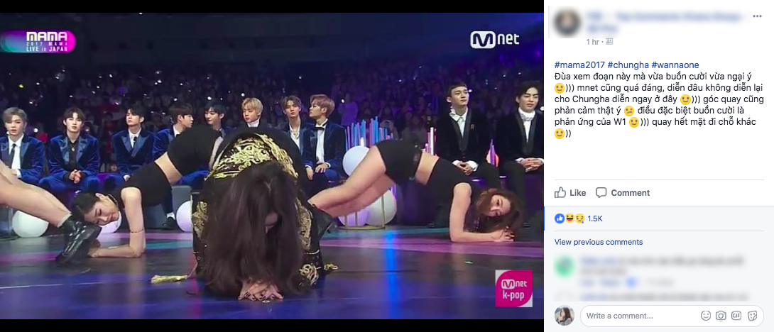 Tình huống khó xử tại MAMA: Wanna One, EXO người ngượng chín mặt, kẻ nhìn chằm chằm vào nữ idol nhảy sexy Tình huống khó xử tại MAMA: Wanna One, EXO người ngượng chín mặt, kẻ nhìn chằm chằm vào nữ idol nhảy sexy