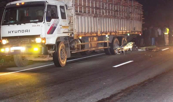 Người đàn ông tử nạn khi đâm vào đuôi xe tải